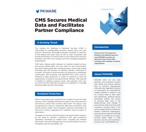 CMS Secures Medical Data and Facilitates Partner Compliance