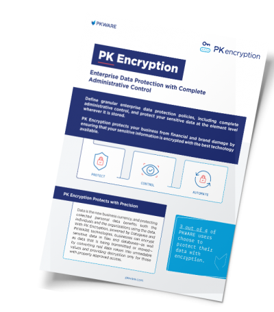 PK Encryption: Enterprise Data Protection with Complete Administrative Control