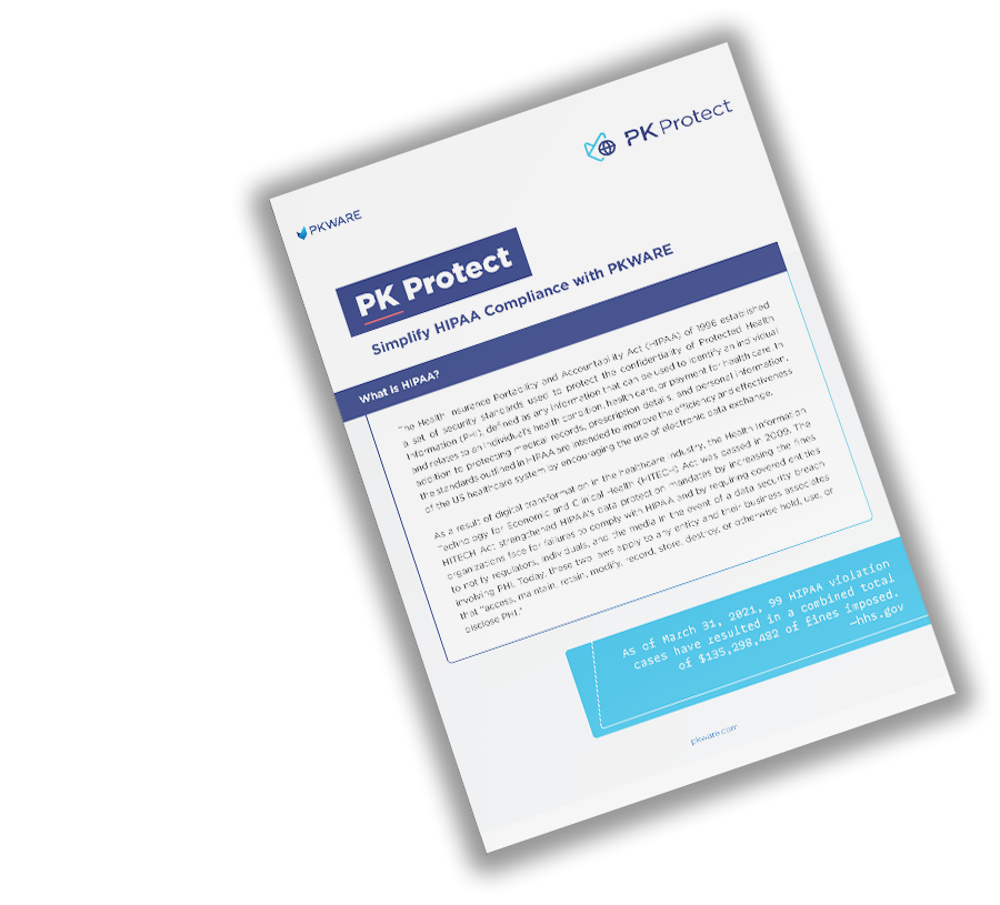 Simplify HIPAA Compliance with PKWARE