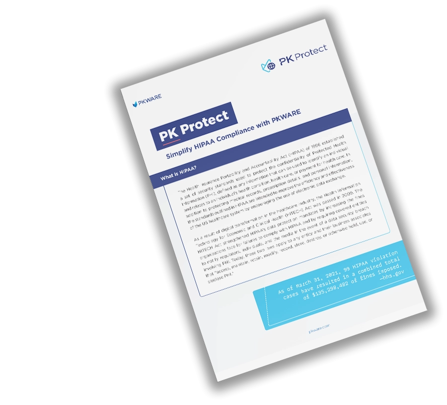 Simplify HIPAA Compliance with PKWARE