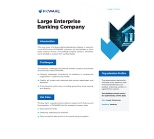 Large Enterprise Banking Company